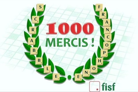 1000 fans scrabble